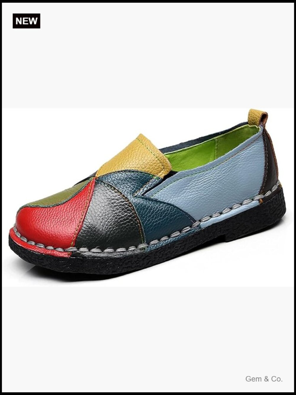 Women Comfortable Loafers Slip On Walking Shoes Soft Sole Flat Casual
